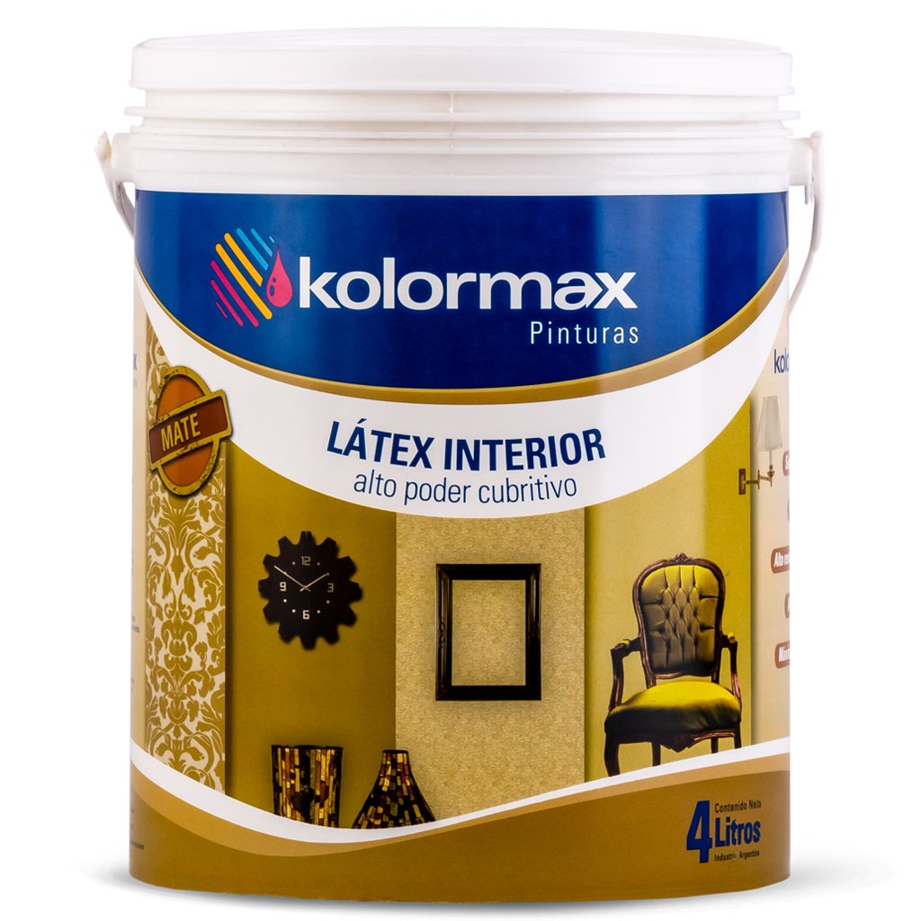 Kolormax Látex Interior - 4 litros - Construx