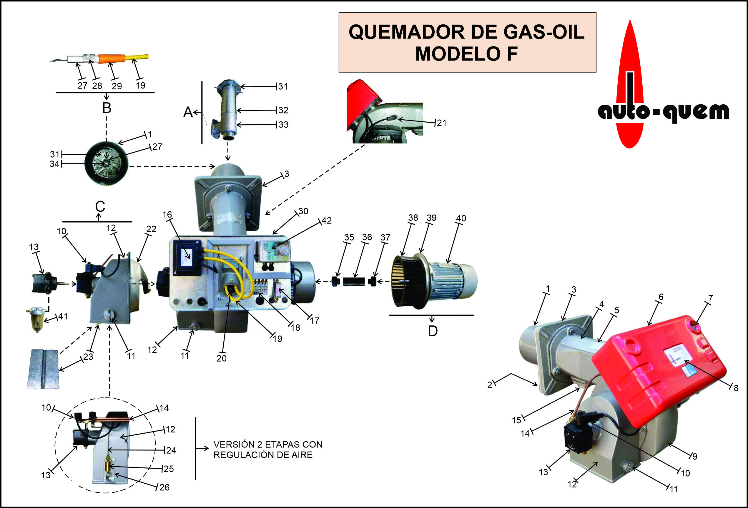 Tienda Online de Auto-quem SA - Quemador F-GAS OIL