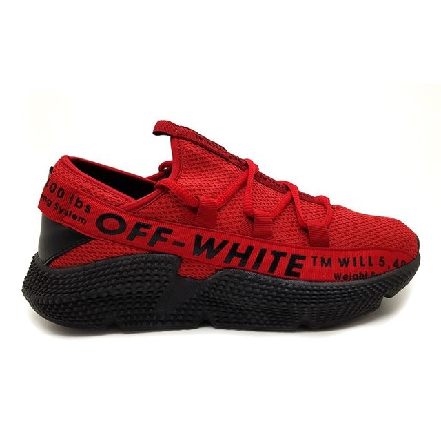 tenis off white vermelho