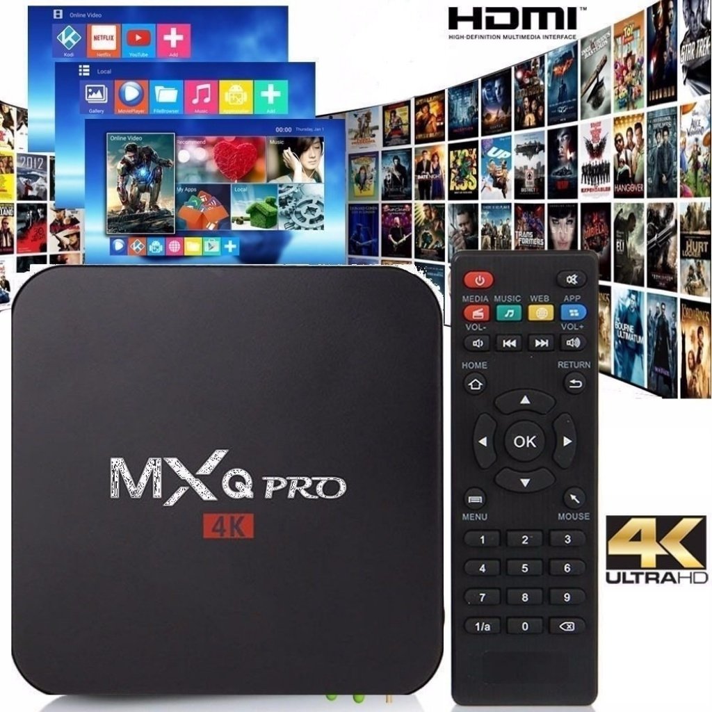 Conversor TV BOX MXQ Pro Smart Tv 4K Hd
