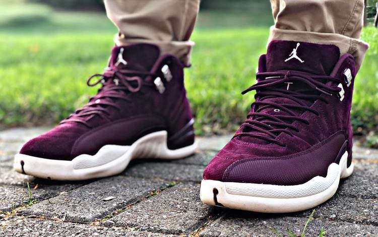 tenis air jordan vinho