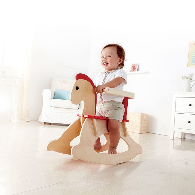 caballito mecedor madera