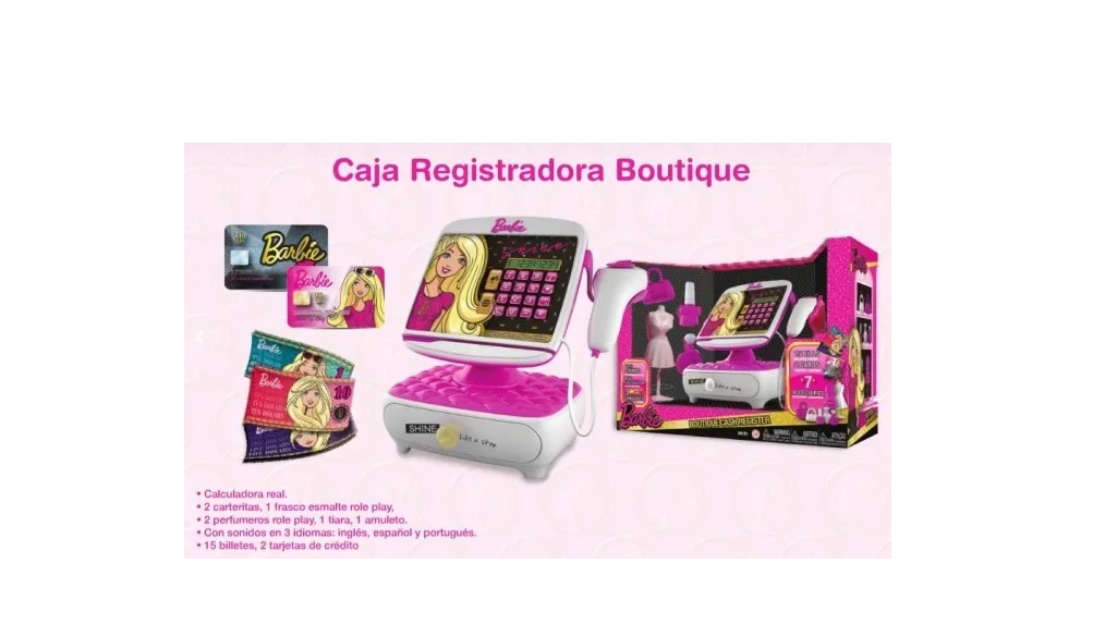 maquina registradora de barbie