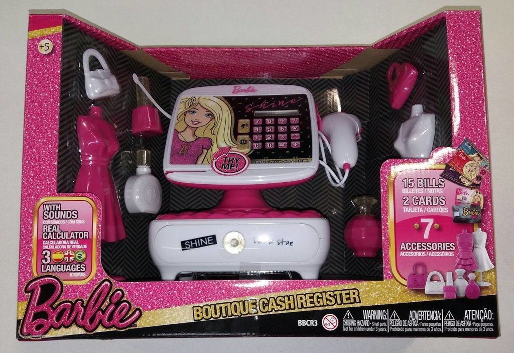 maquina registradora de barbie