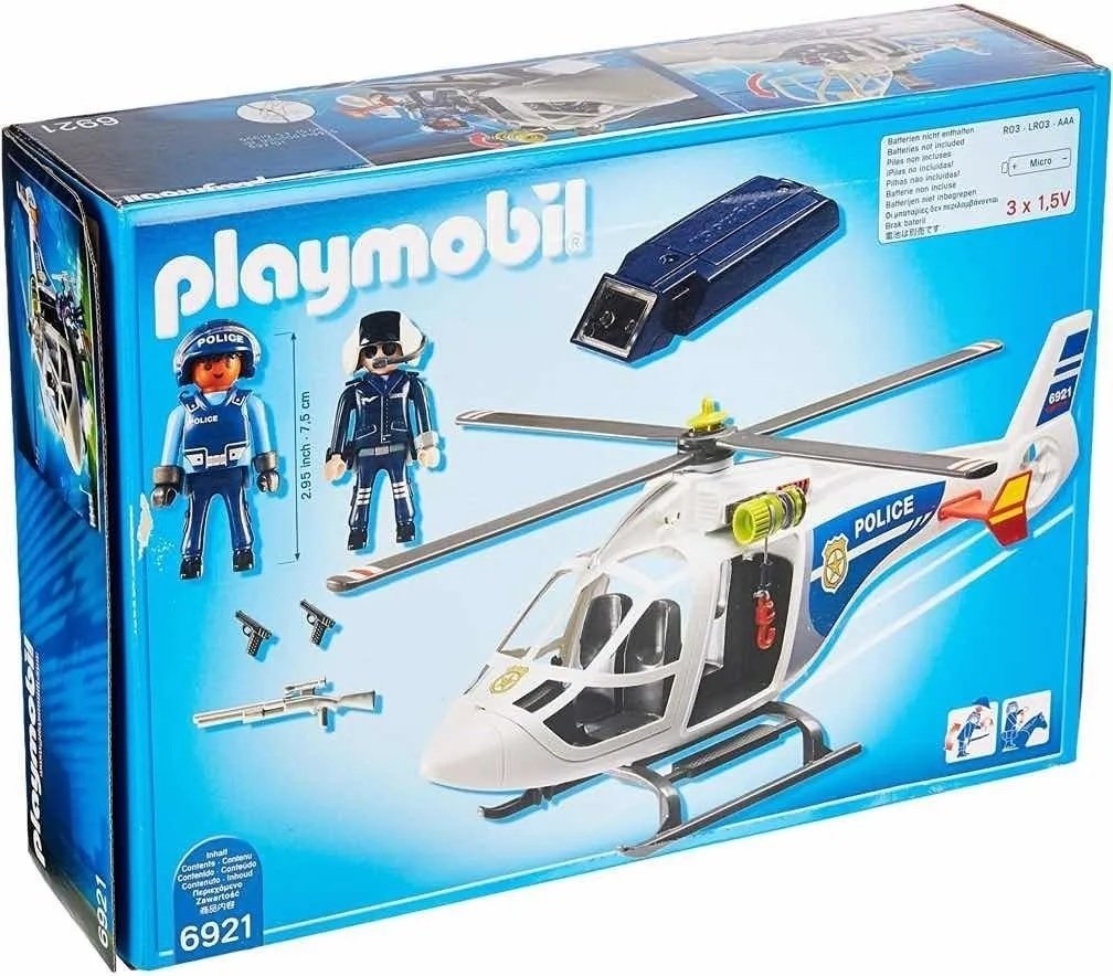 helicoptero de policia playmobil