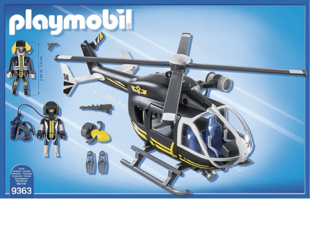 helicóptero de playmobil