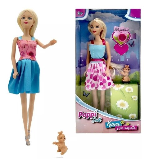 barbie y su mascota azul