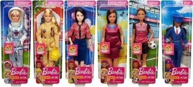 barbie profesiones 60 aniversario