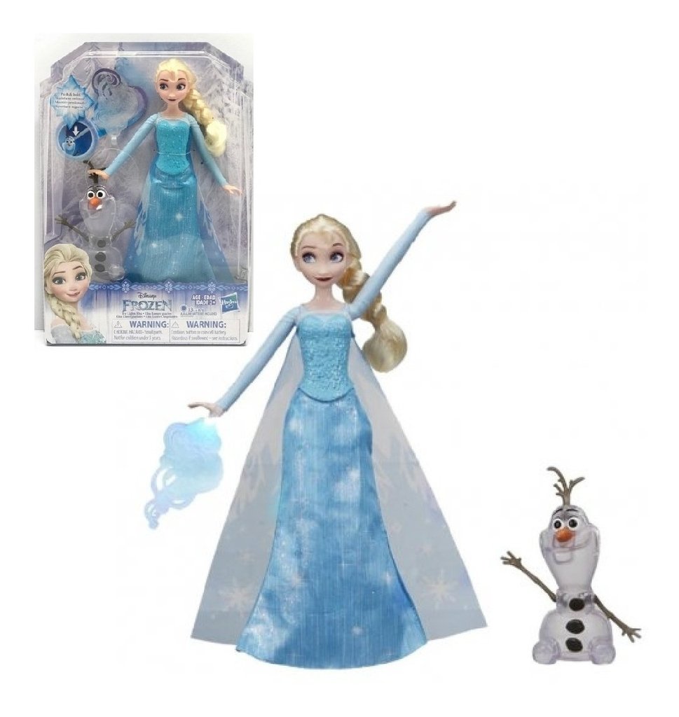 frozen muñeca elsa con luces y sonidos