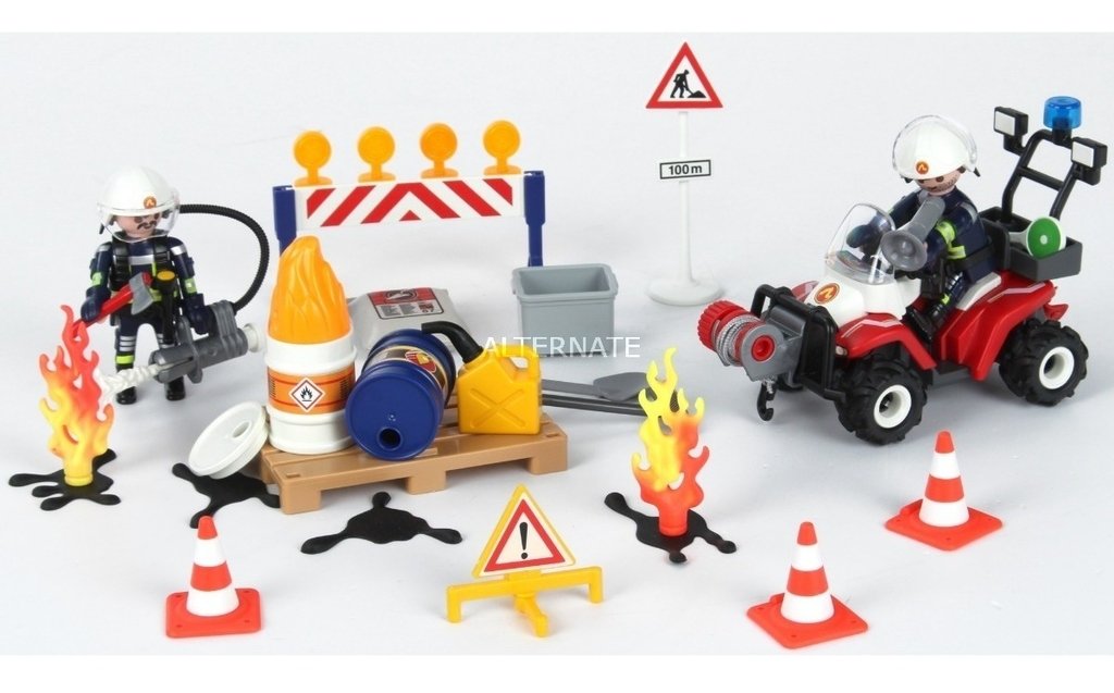 muñecos bomberos playmobil