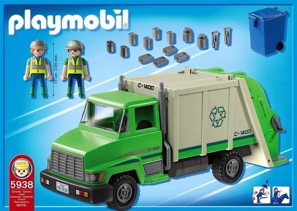 camion reciclaje playmobil