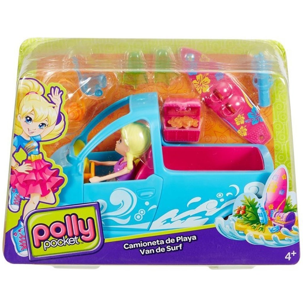 polly pocket en la playa