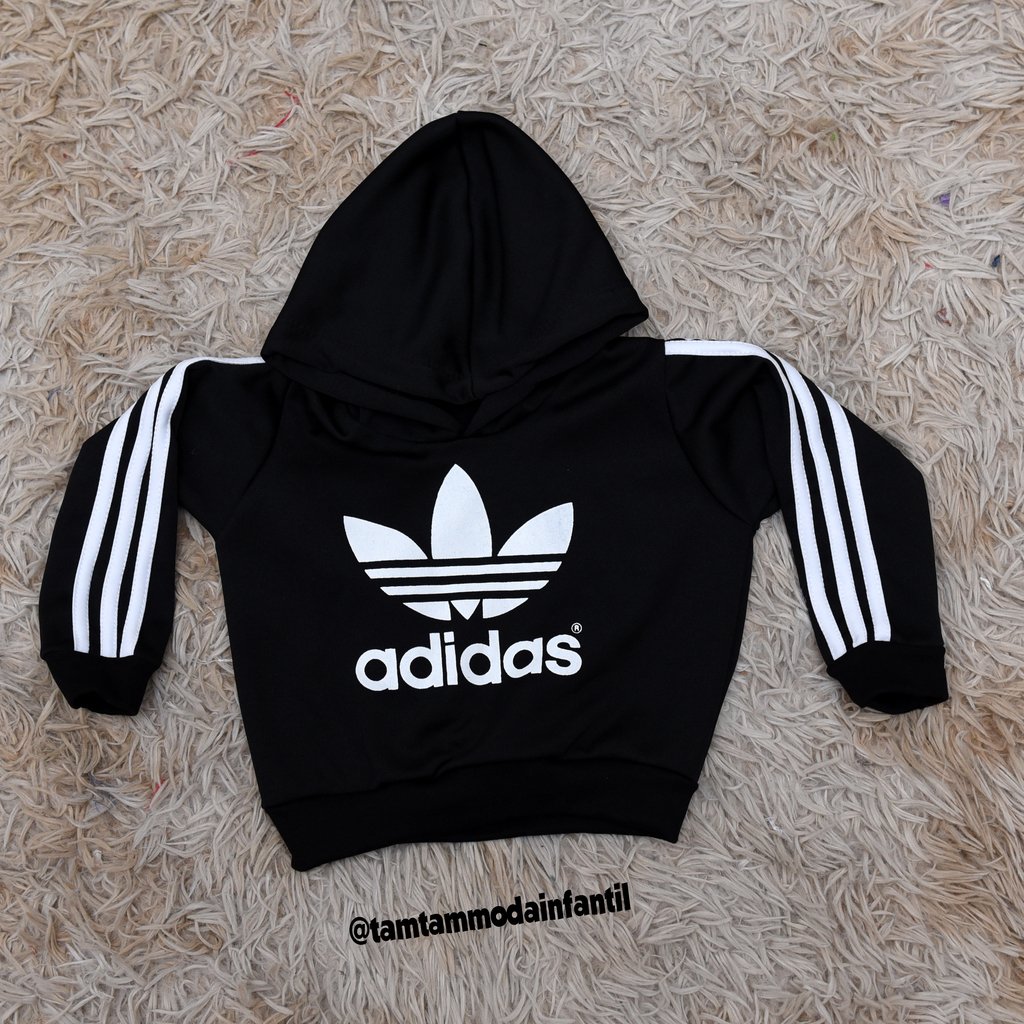 casaco preto adidas