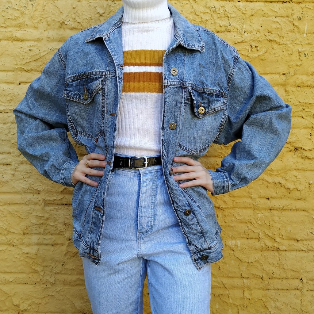 jaqueta tactel vintage