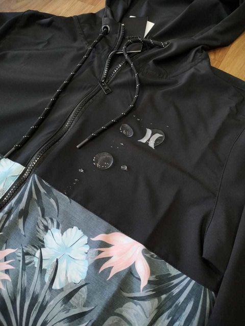 casaco hurley impermeavel