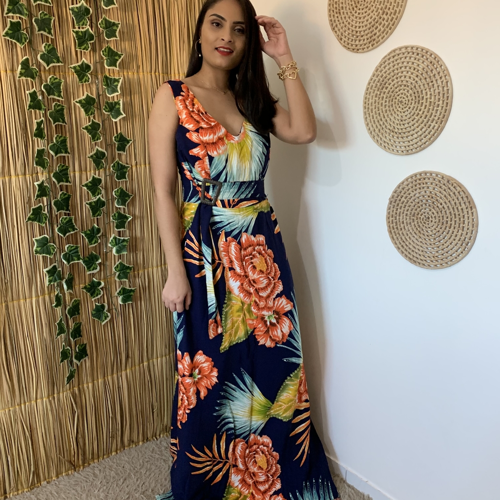 comprar vestido longo floral