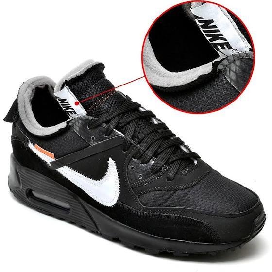 nike air max 90 preto e branco