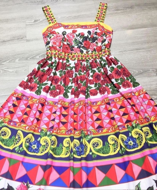 vestido dolce gabbana inspired