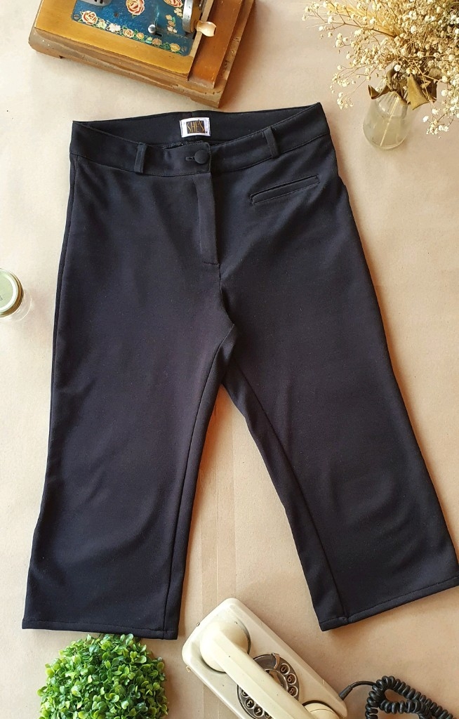 calça corsário social feminina