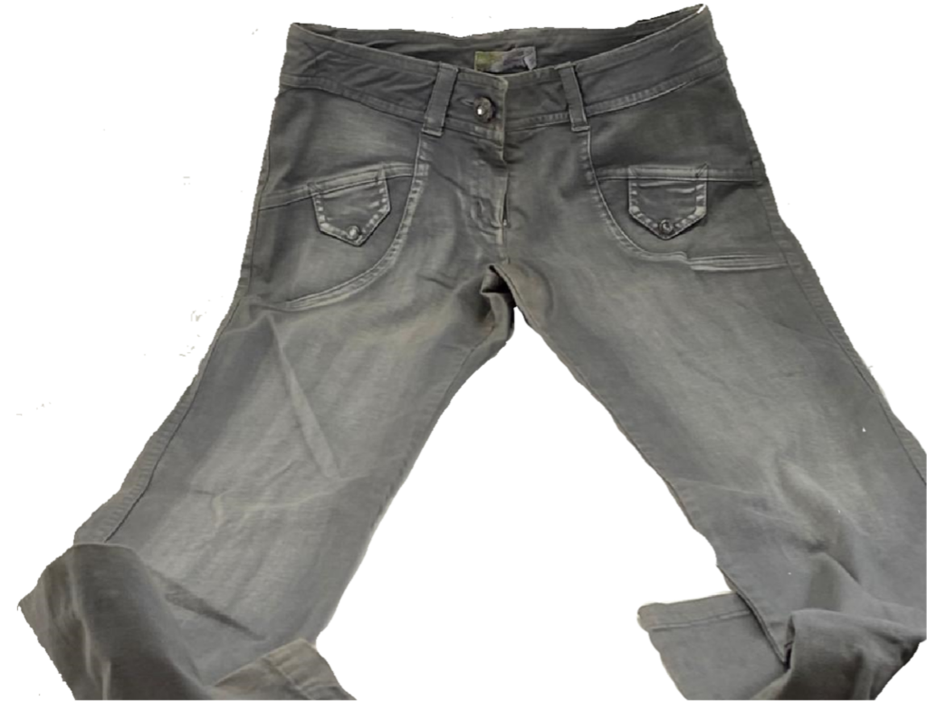 calça jegging vinho