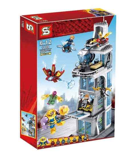 lego marvel torre stark