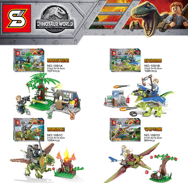 simil lego jurassic world