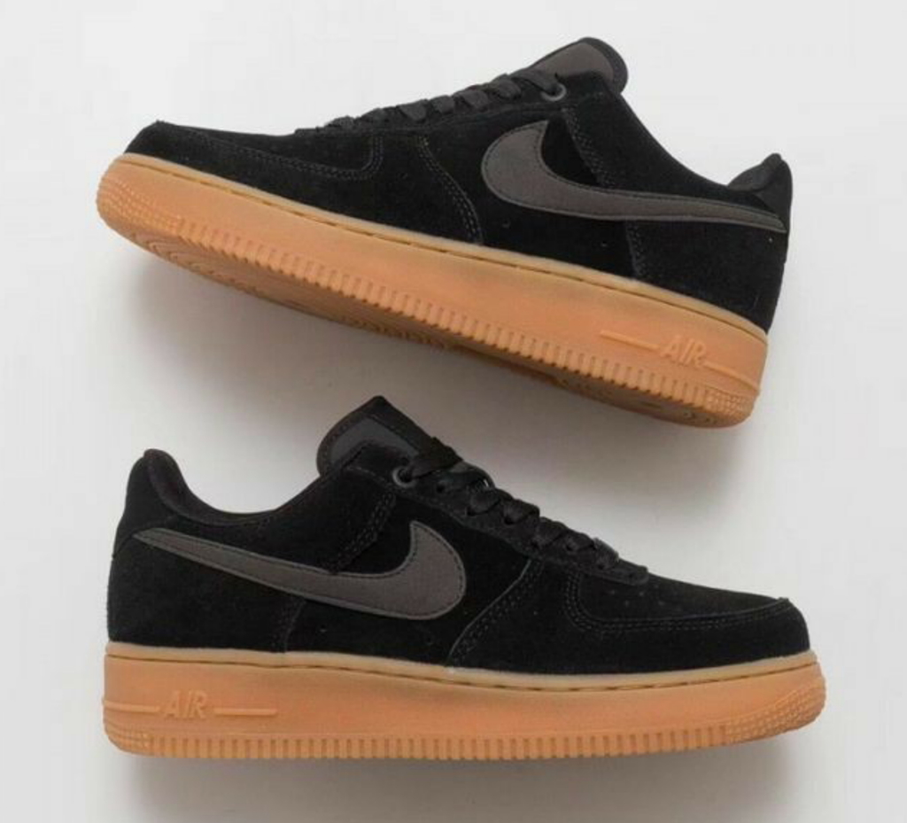 air force 1 suede preto