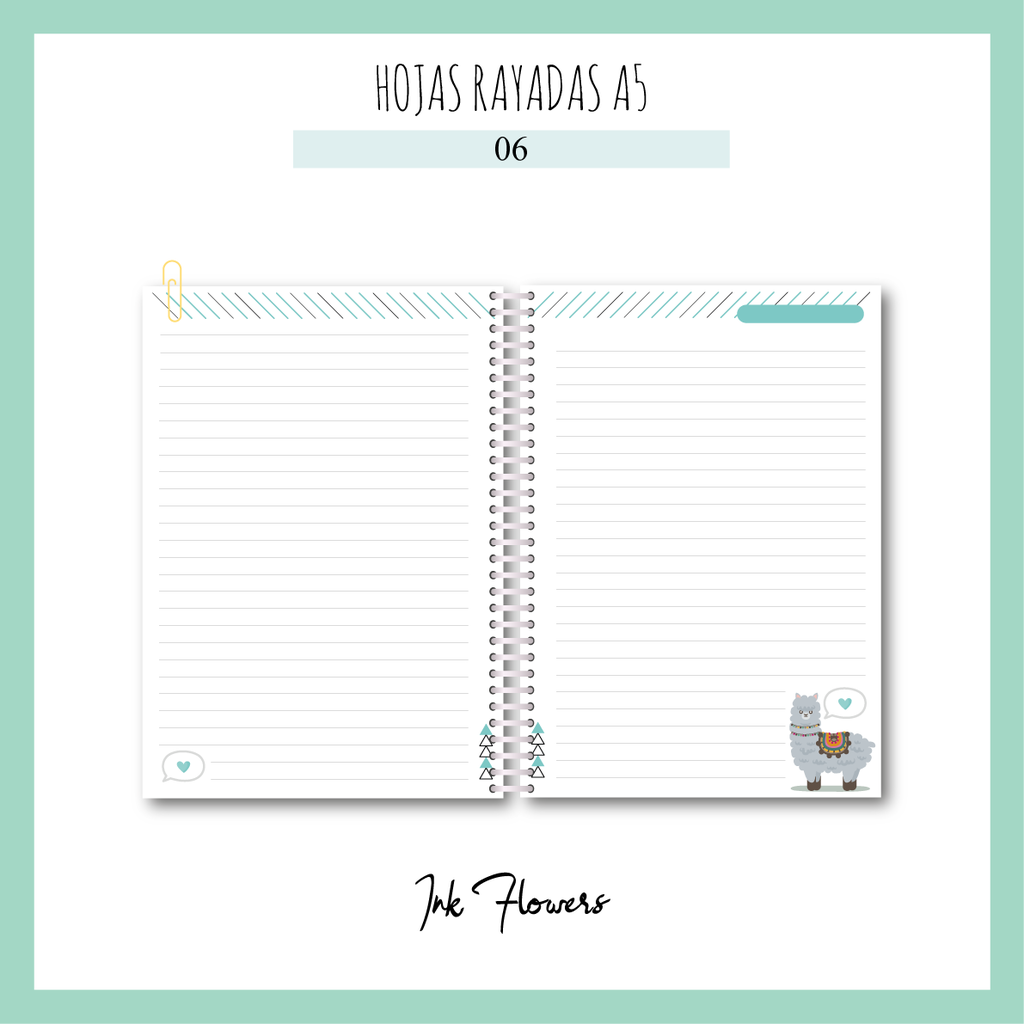 Hojas Rayadas Lisas A5 06 Comprar En Ink Flowers Cuaderno digital con hoja rayada estrellas. hojas rayadas lisas a5 06 comprar en