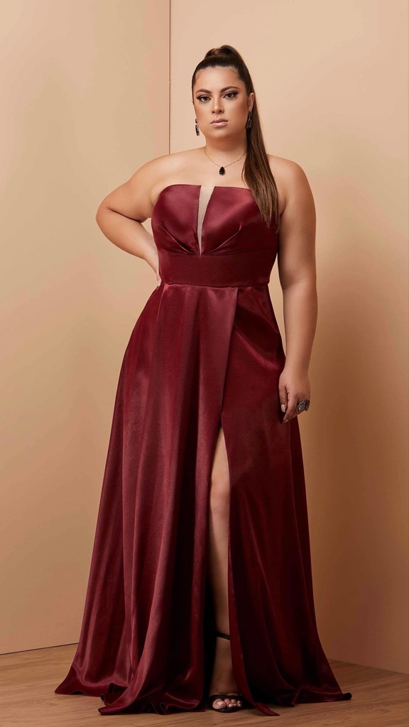 vestido longo marsala comprar