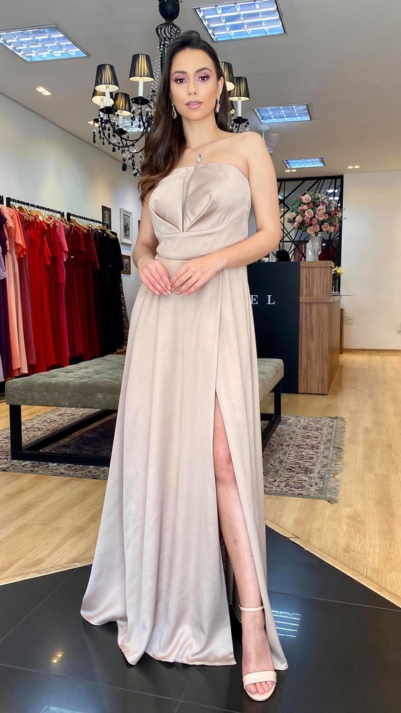 vestido longo dourado comprar