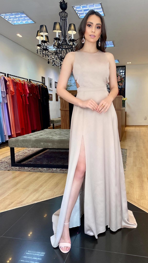 vestido longo dourado comprar