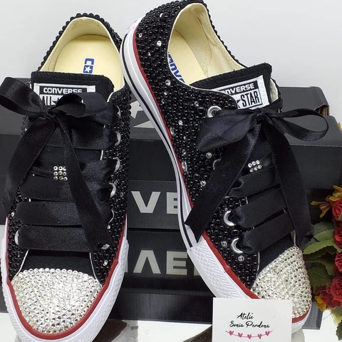 all star preto com perola