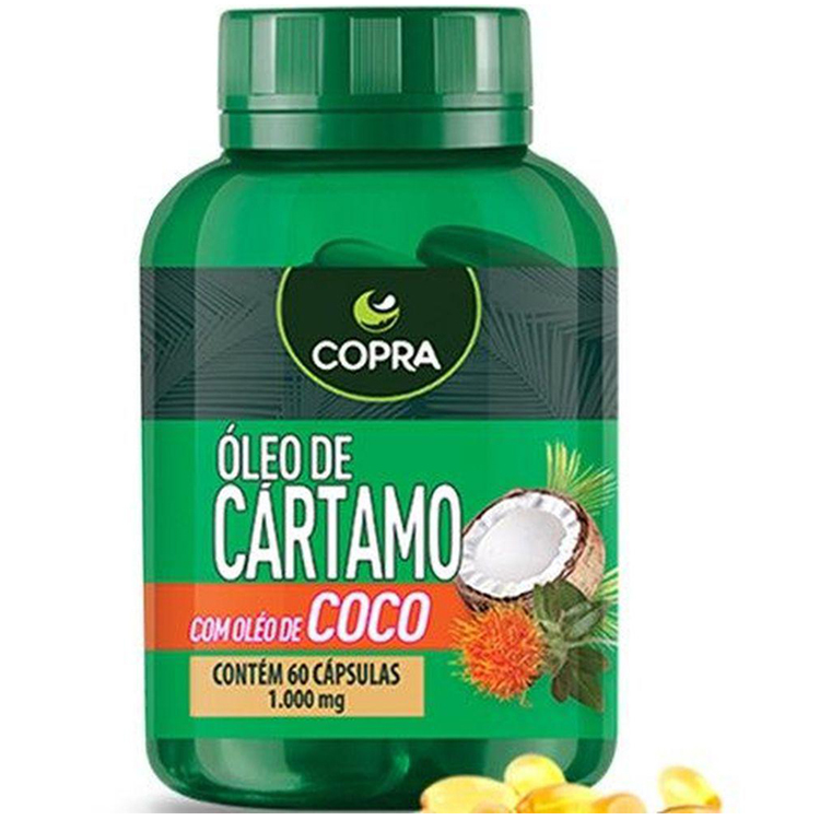 CAPSULA OLEO DE COCO + CARTAMO 1 GR.COPRA 60 UNID.