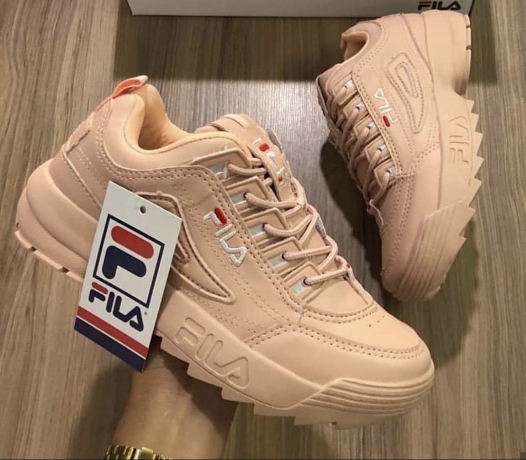 tenis fila disruptor rose