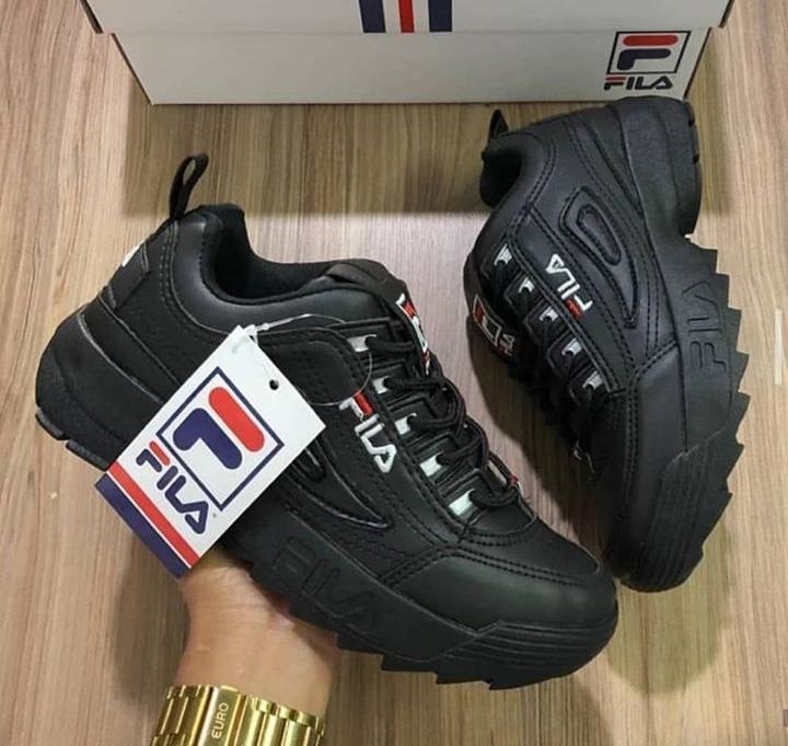 tênis fila disruptor preto feminino