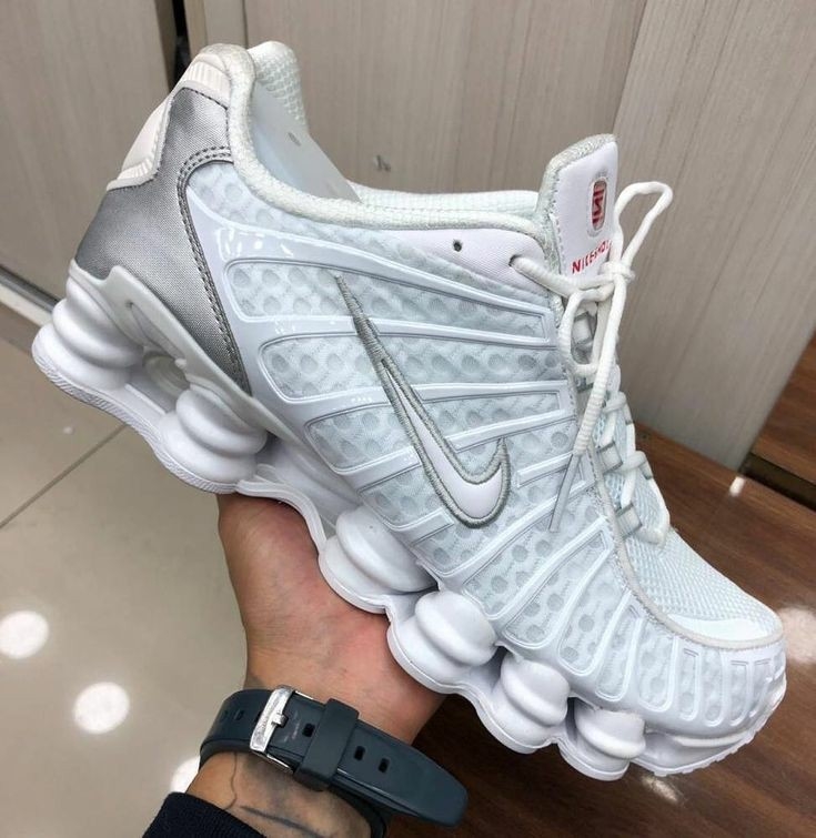 nike shox 12 molas branco