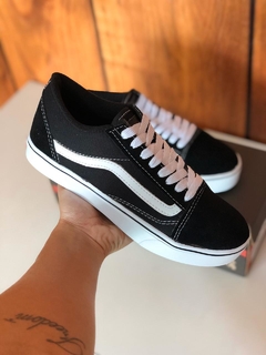 old skool preto e branco