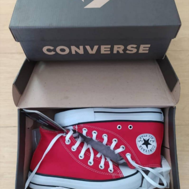 all star cano longo vermelho