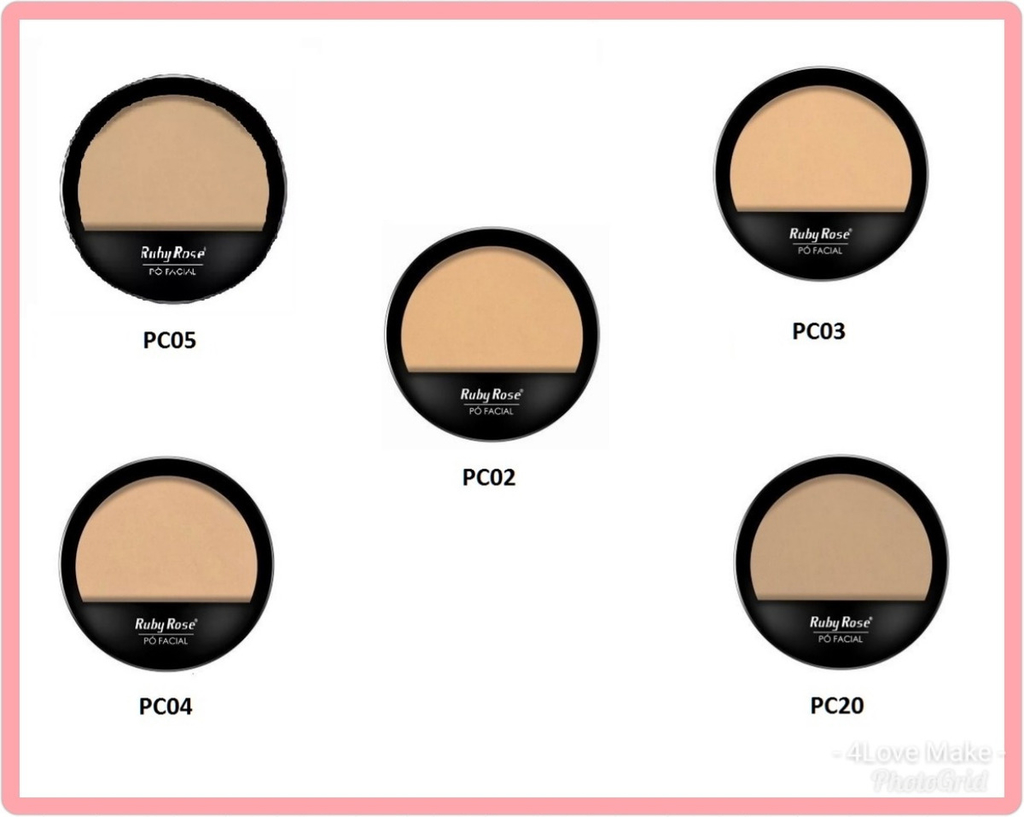 Po Facial Compacto Ruby Rose Comprar Em Loveback