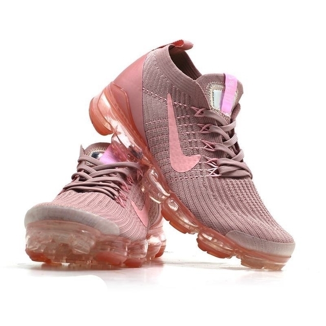 tênis nike air vapormax flyknit feminino rosa