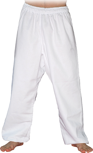 Pantalon Wushu Kungfu Blanco