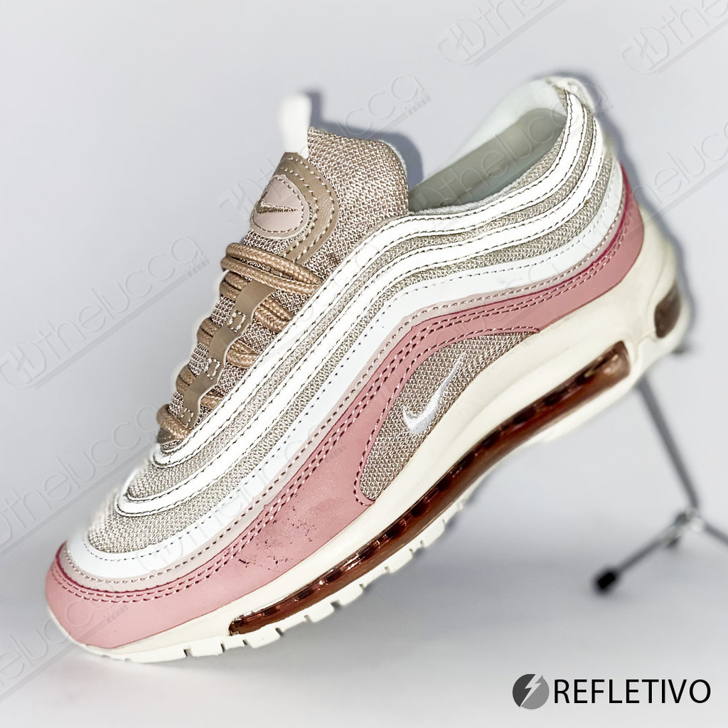 air max 97 refletivo rosa