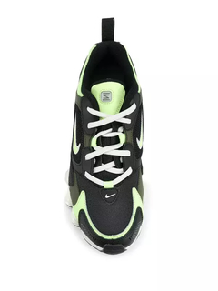 nike shox preto e verde