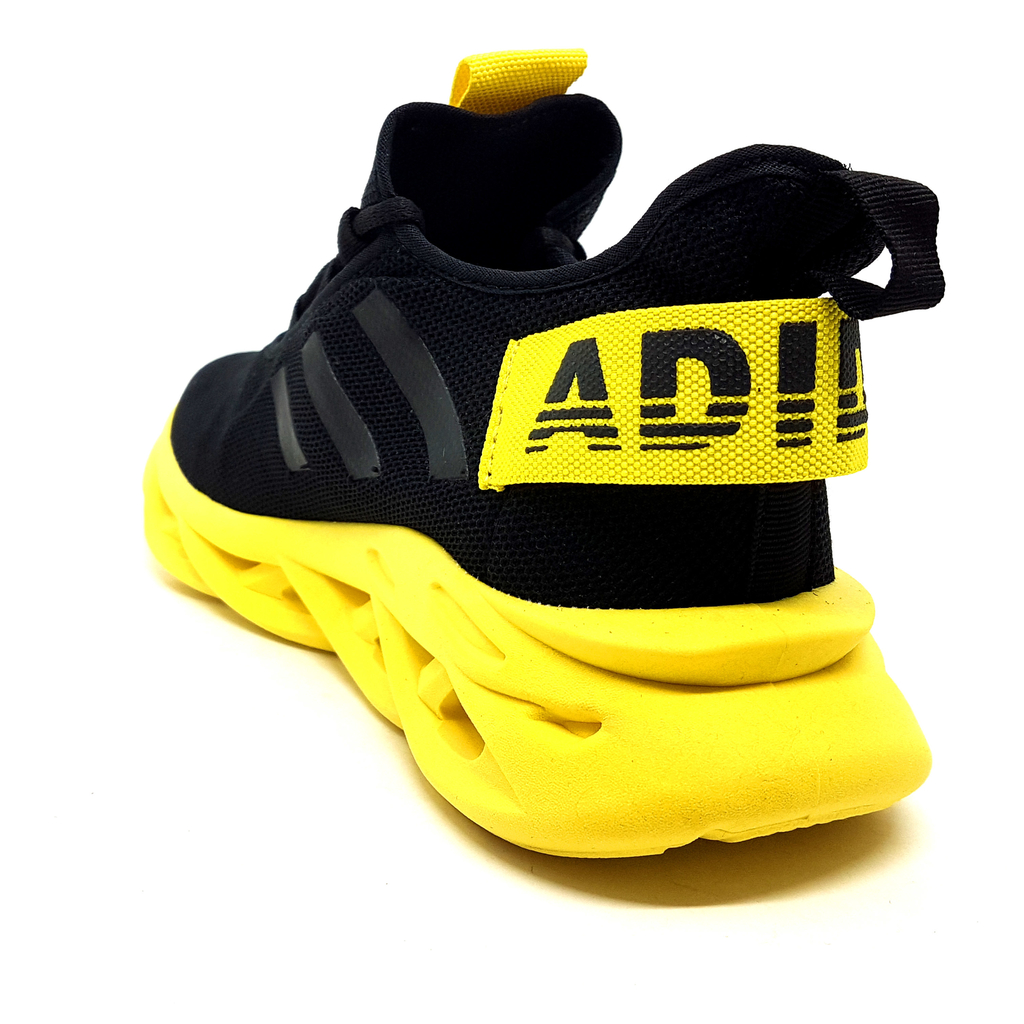 adidas preto e amarelo
