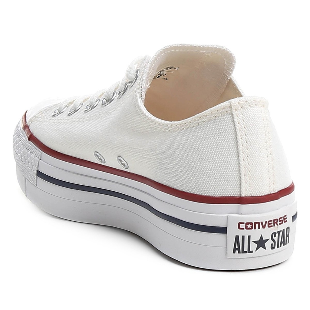 all star branco de lona