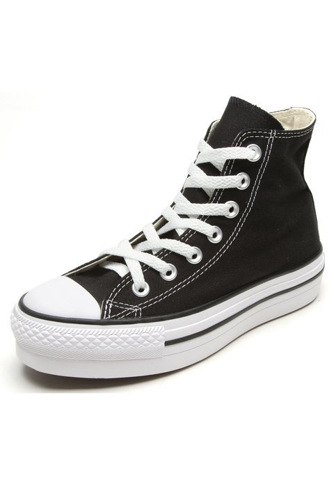 all star chuck taylor preto plataforma