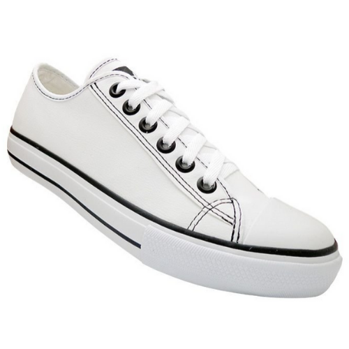 tênis converse all star chuck taylor couro branco