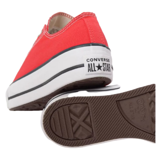 converse vermelho plataforma