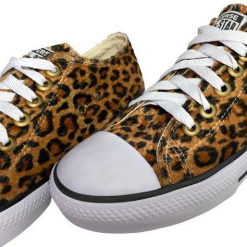 tênis converse all star chuck taylor cano alto couro marrom