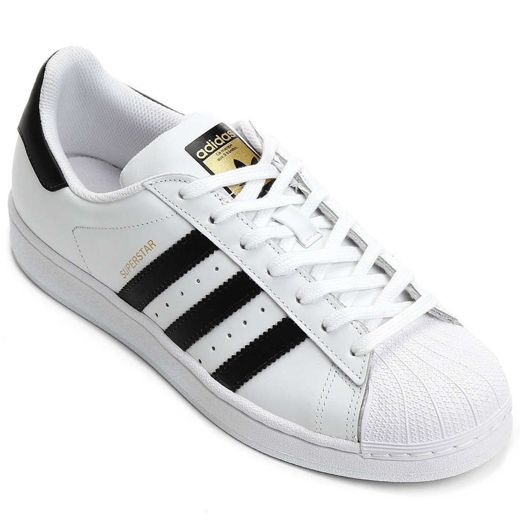 tenis adidas de couro preto